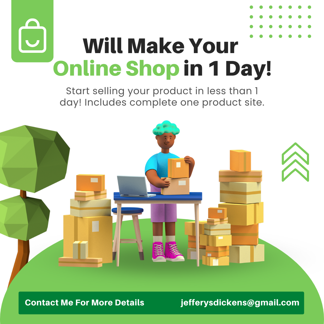 1 Product Shop In 1 Day