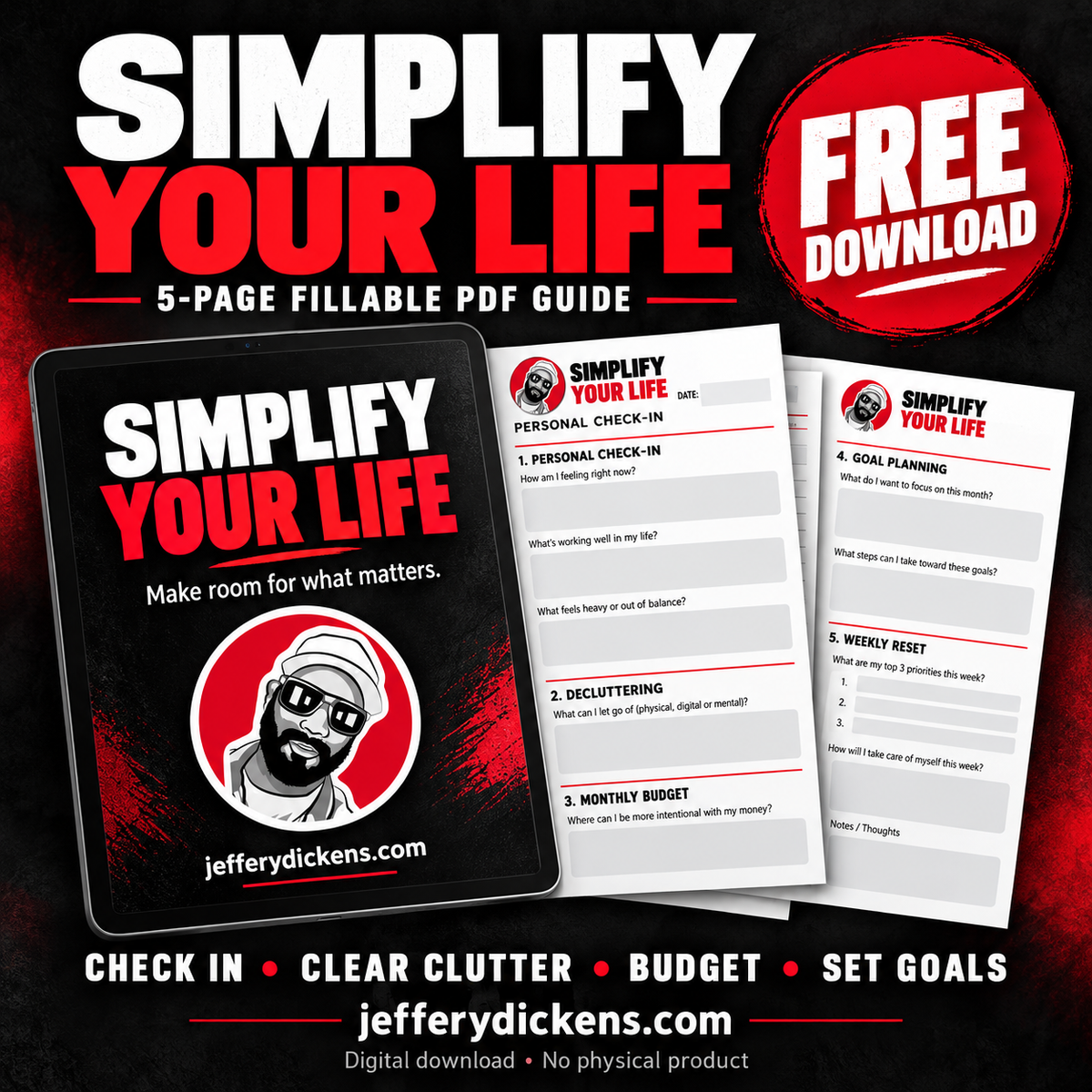Simplifica tu vida: guía en PDF rellenable GRATIS