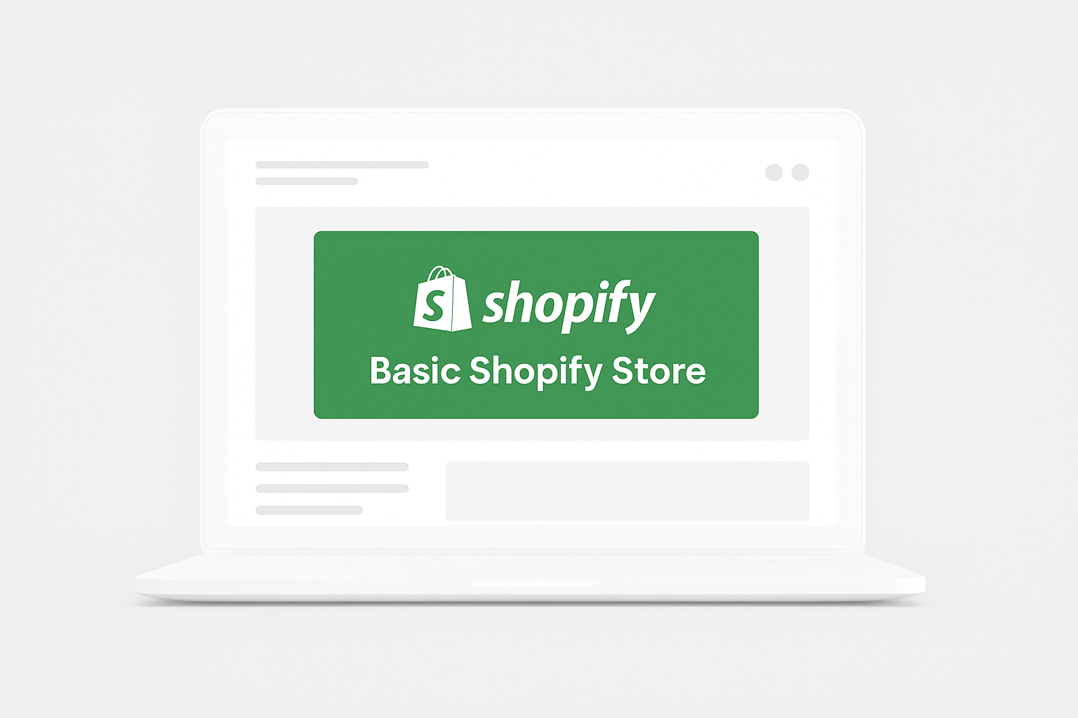 Basic Shopify Store Build