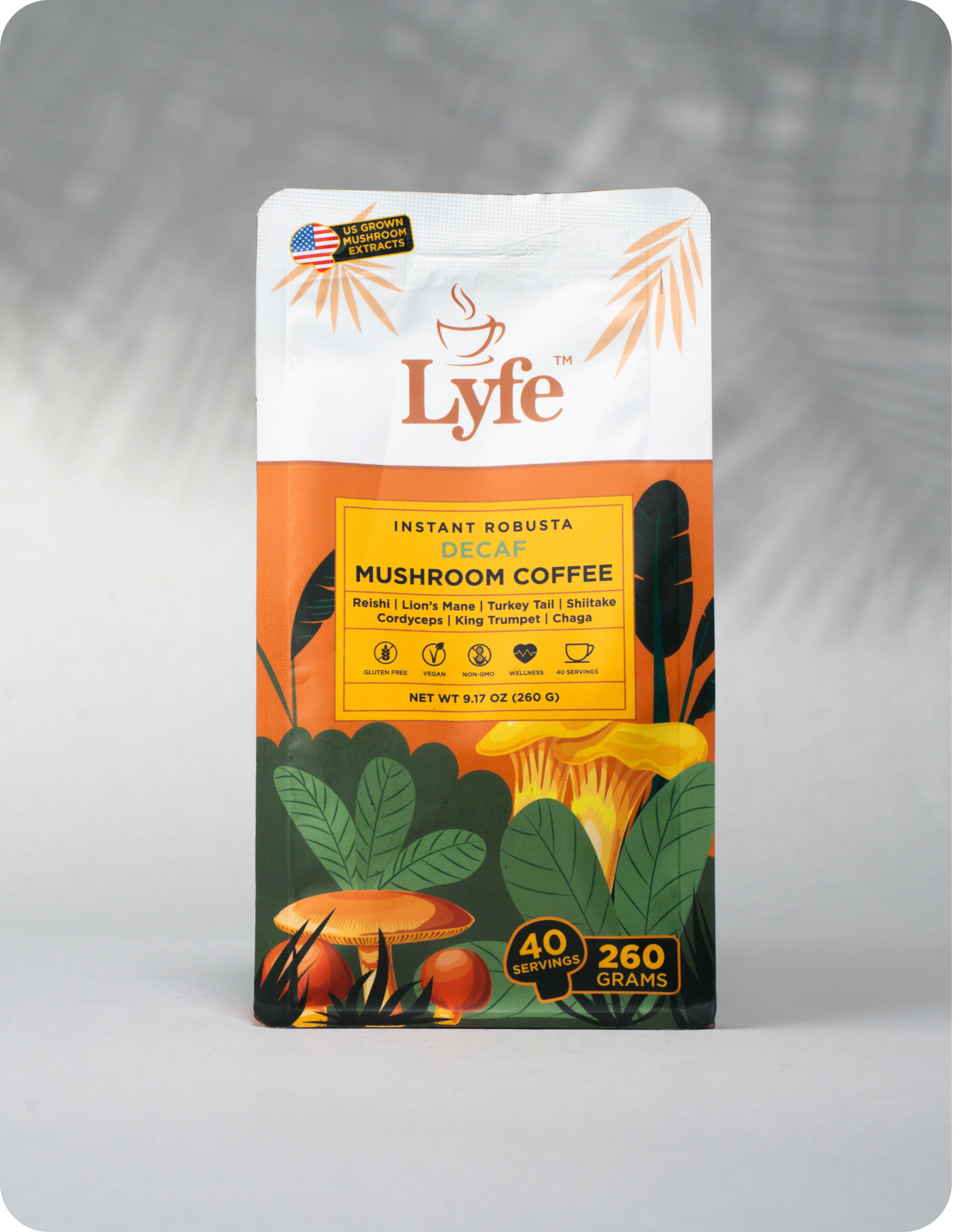 Lyfe Brew Decaf Mushroom Coffee