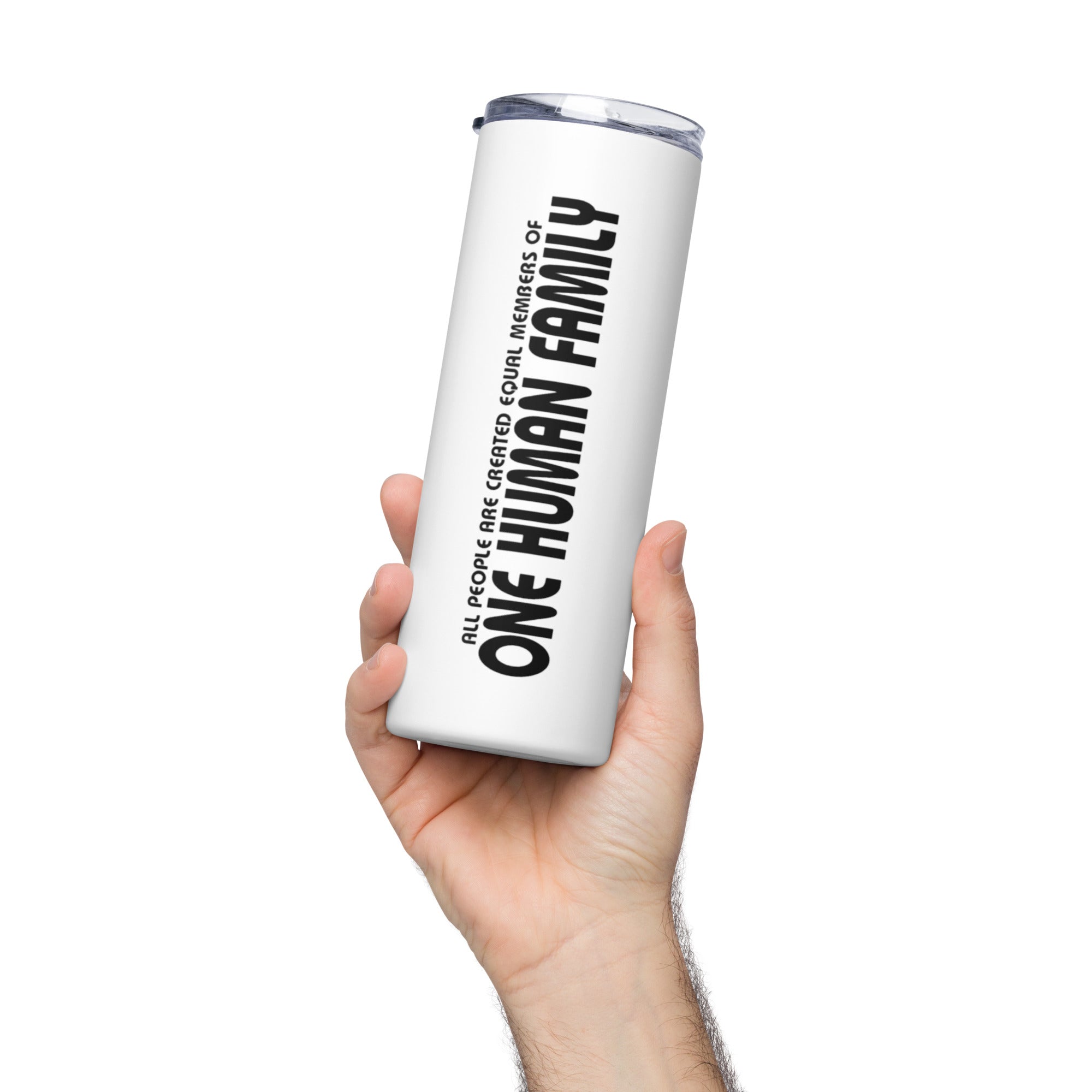 One Human Family Stainless Steel Tumbler