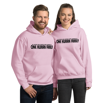 One Human Family Unisex Hoodie