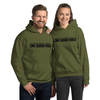 One Human Family Unisex Hoodie
